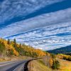 View from the Enchanted Circle , Taos, New Mexico, in the fall