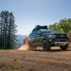 2022 Ford Expedition Timberline kicking up dust on a trail