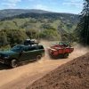 2022 Ford Expedition Timberline towing along a path