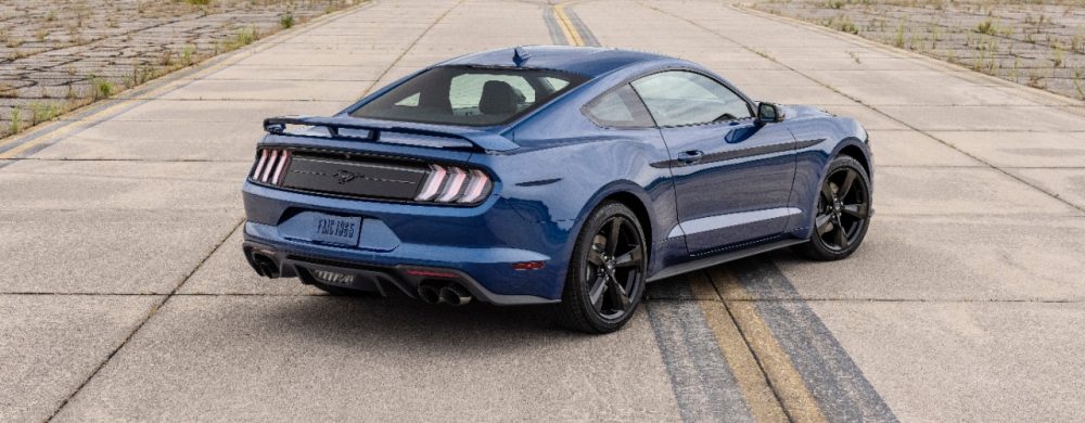 2022 Ford Mustang Stealth Edition in Atlas Blue