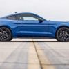 2022 Ford Mustang Stealth Edition in Atlas Blue side view