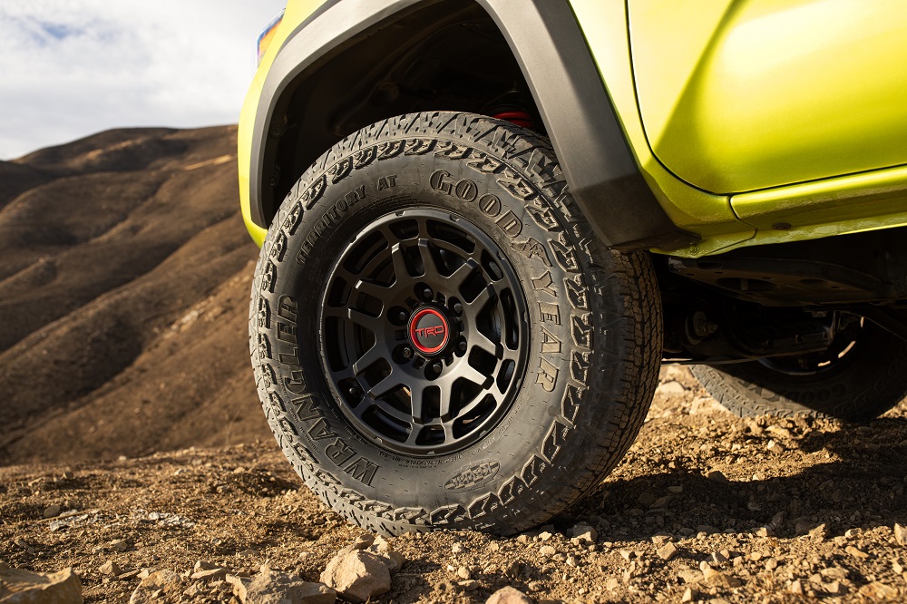 2022 Toyota Tacoma TRD Pro, all-terrain tire