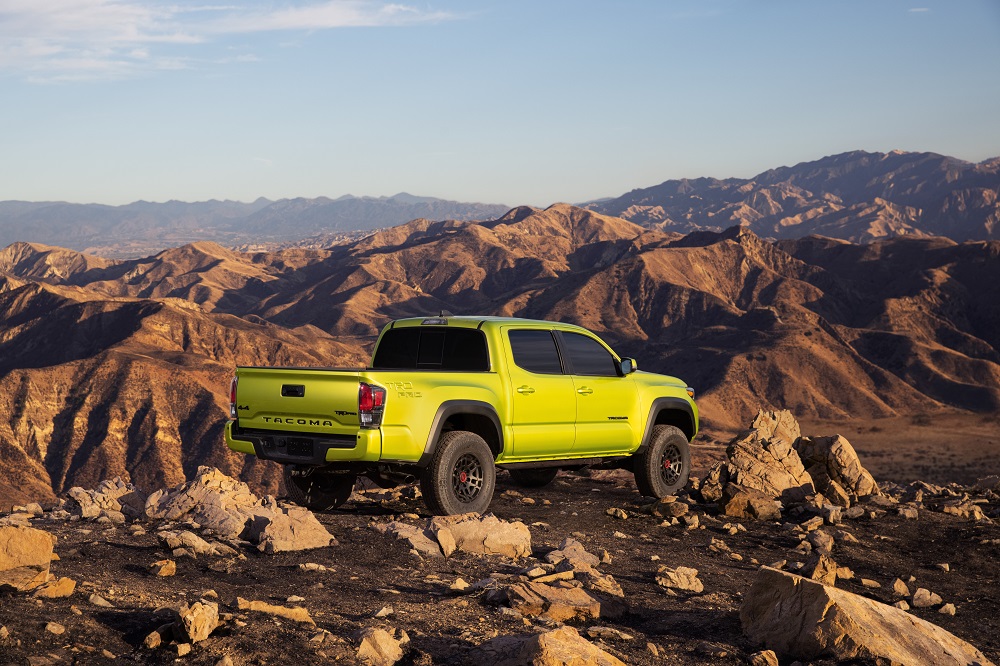 2022 Toyota Tacoma TRD Pro, rear view