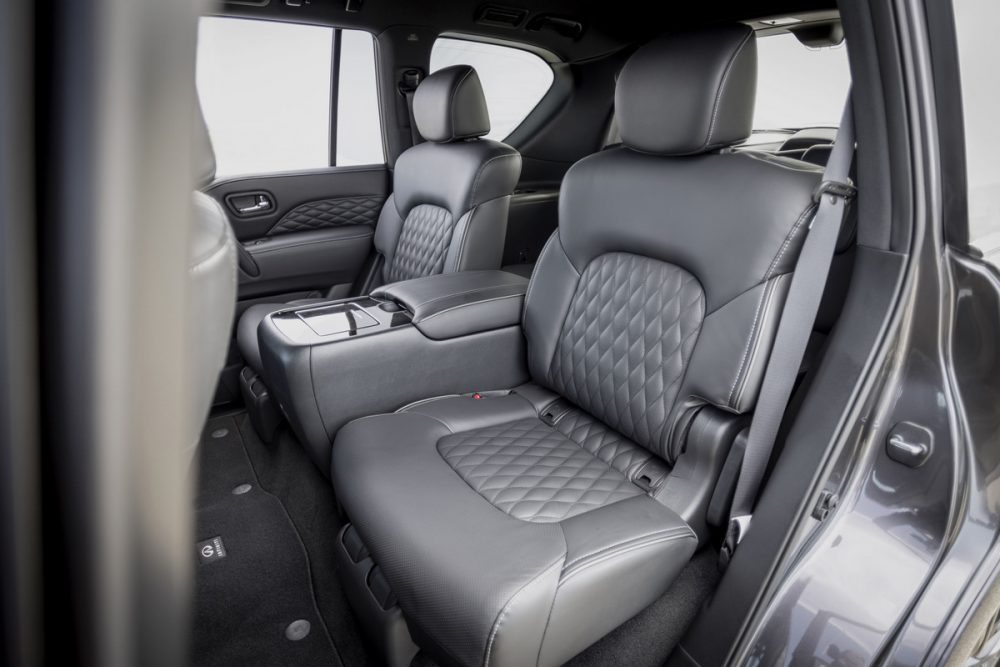 2022 Infiniti QX80 rear seats