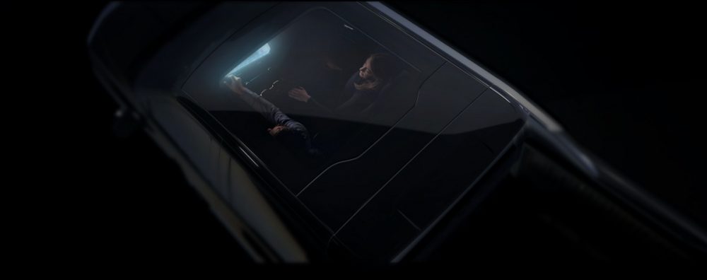 Overhead view of Chevrolet Silverado EV fixed glass roof