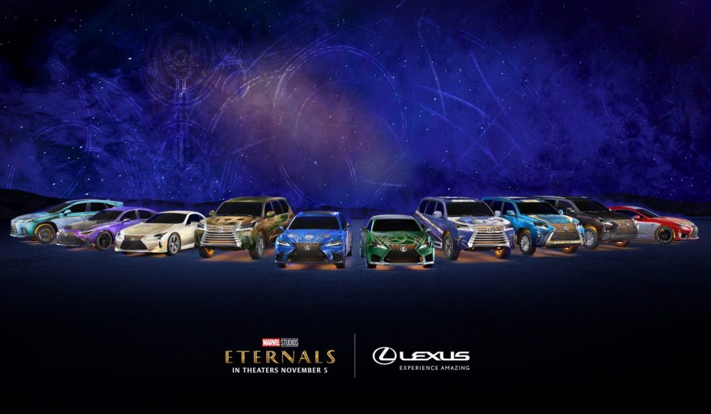 Marvel Eternals-themed Lexus models'