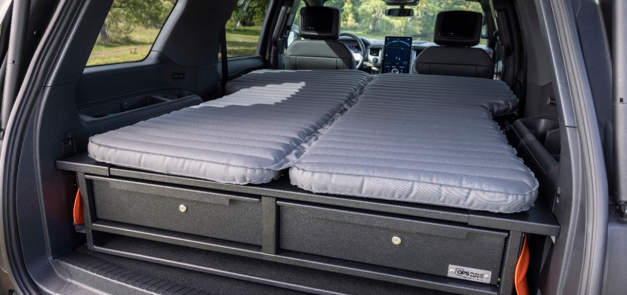 Ford Expedition Timberline Off-Grid concept Luno camping mattress