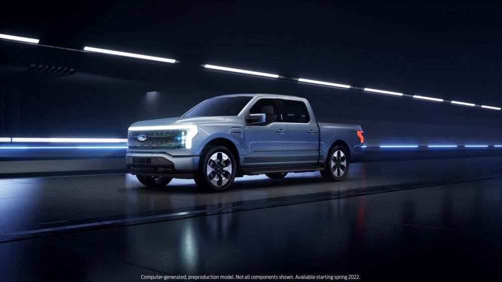 2022 Ford F-150 Lightning hero shot