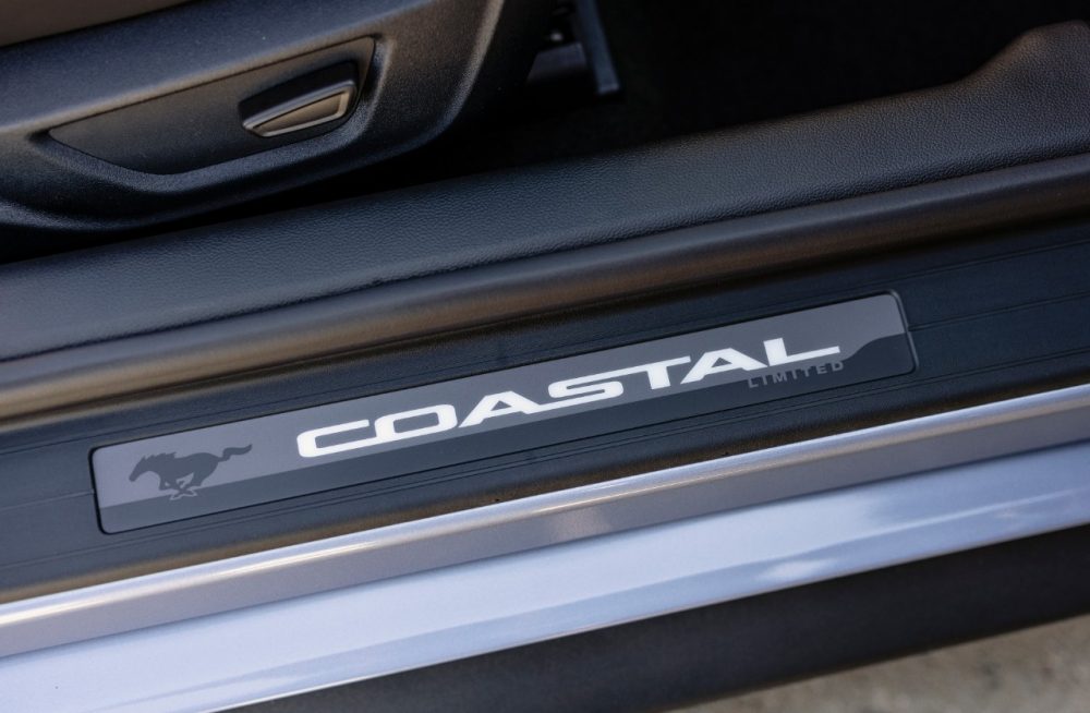 2022 Mustang Coastal Limited Edition illuminated Coastal sill plate