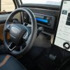 All-electric Ford F-100 Eluminator concept truck front row 15.5-inch SYNC touch screen