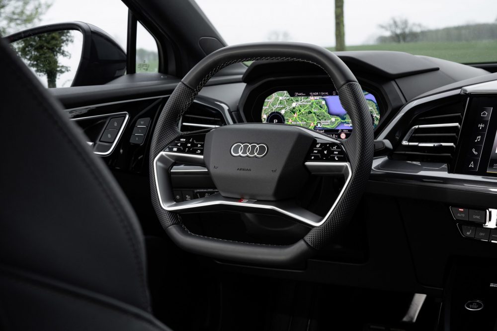 Audi Q4 e-tron steering wheel