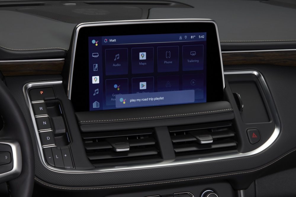 2022 Chevrolet Suburban touch screen with Google built-in