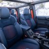 2022 Ford Bronco Raptor interior in Rhapsody Blue seats