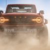 2022 Ford Bronco Raptor grille lights on