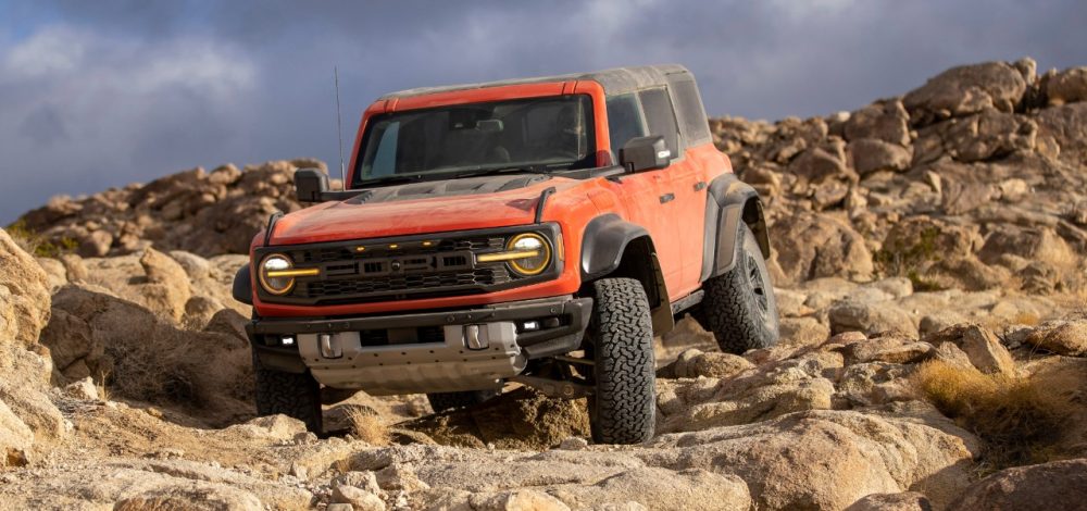 2022 Ford Bronco Raptor hero shot