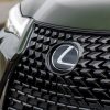 2022 Lexus UX IN Nori Green - Close up of emblem and grille