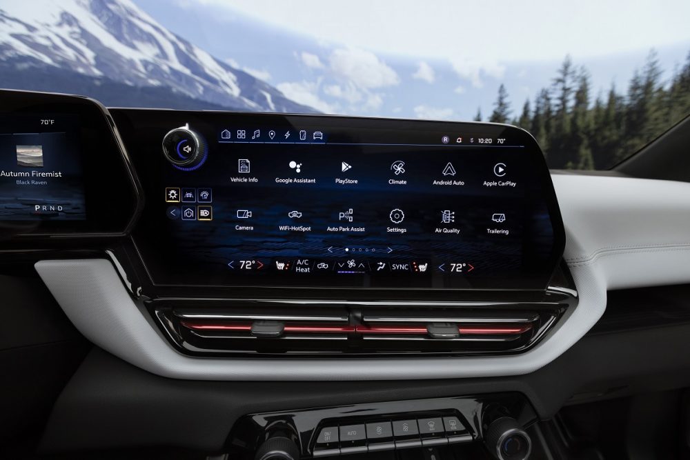 2024 Chevrolet Silverado EV RST infotainment screen