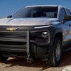 Front side view of 2024 Chevrolet Silverado EV WT