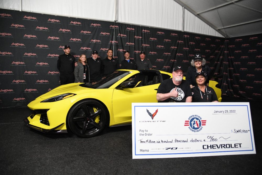 2023 Chevrolet Corvette Z06 Raises Money for Operation Homefront