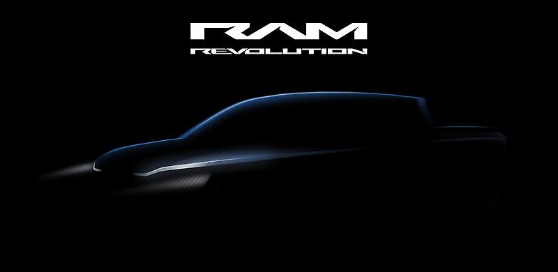 Ram Revolution Teaser 1500 EV Sketch