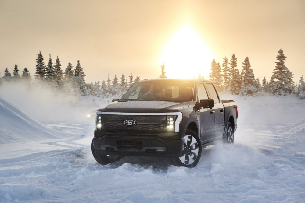 2022 Ford F-150 Lightning tests in extreme weather and temperatures in Alaska