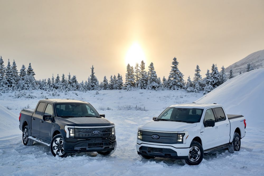 2022 Ford F-150 Lightning tests in extreme weather and temperatures in Alaska