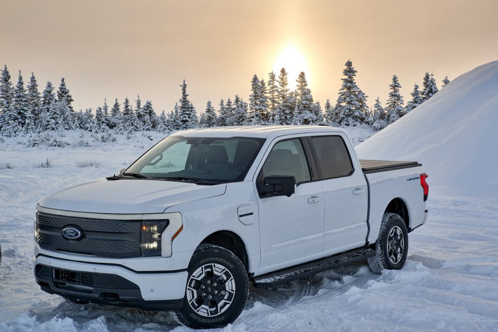 2022 Ford F-150 Lightning tests in extreme weather and temperatures in Alaska