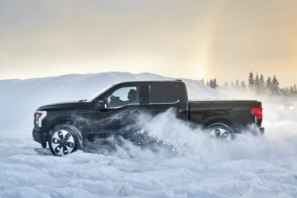 2022 Ford F-150 Lightning tests in extreme weather and temperatures in Alaska