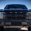 2023 F-150 Raptor R in Antimatter Blue front grille