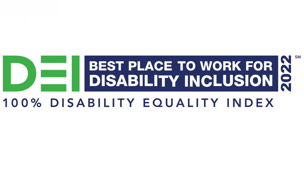 DEI Best Places to Work for Disability Inclusion 2022 logo | Stellantis Earns Perfect Score in 2022 Disability Equality Index