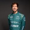 Sebastian Vettel in Aston Martin Racing overalls