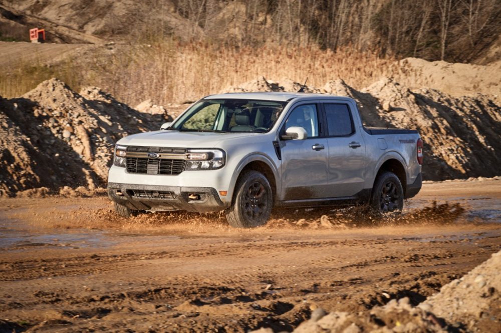 2023 Ford Maverick Tremor hero action shot