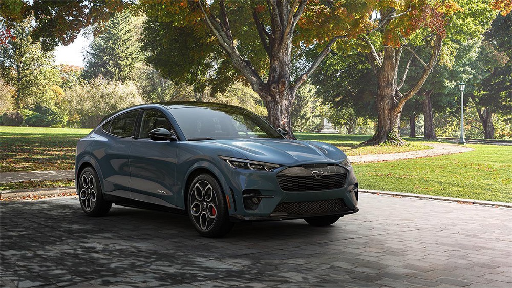 2023 Mustang Mach-E in Vapor Blue Metallic