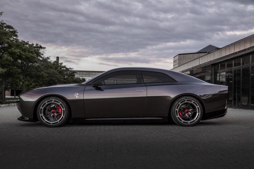 The Dodge Charger Daytona SRT Concept offers a glimpse at the brand’s electric future through a vehicle that drives like a Dodge, looks like a Dodge and sounds like Dodge.