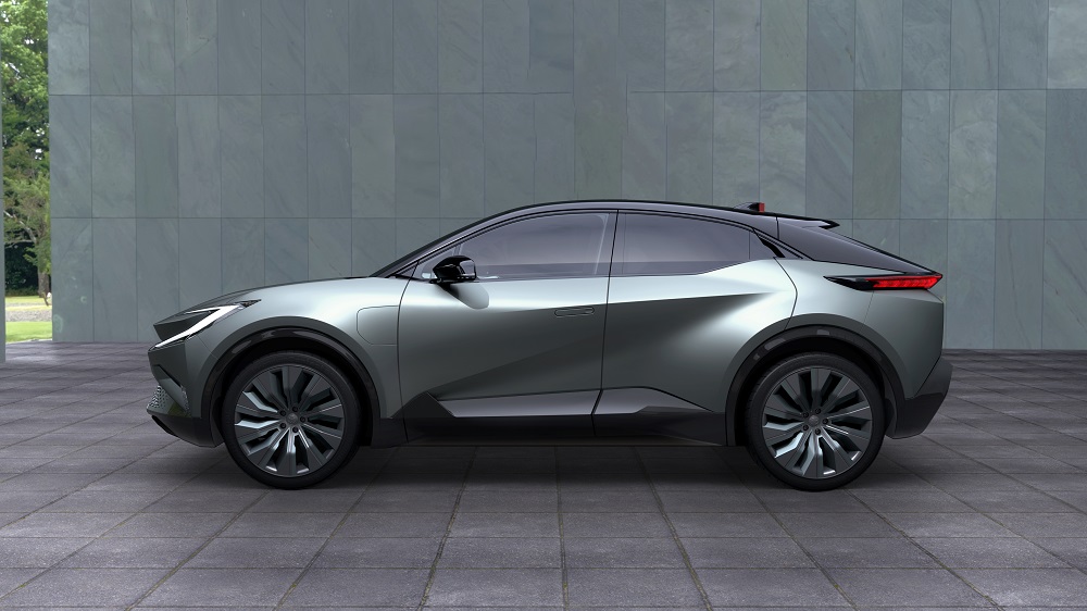 Toyota bZ Compact SUV Concept (side view)