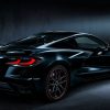 Rear side view of 2023 Chevrolet Corvette Stingray 70th Anniversary Edition in Carbon Flash Metallic