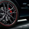 Red-striped wheel for 2023 Chevrolet Corvette Stingray 70th Anniversary Edition