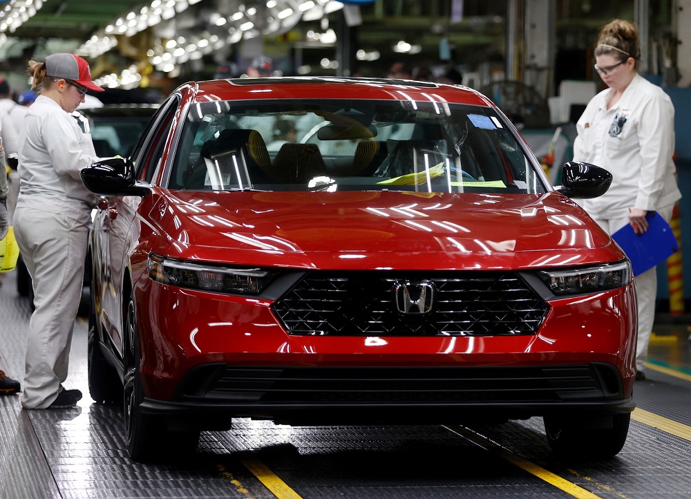 2023 Honda Accord on assembly line
