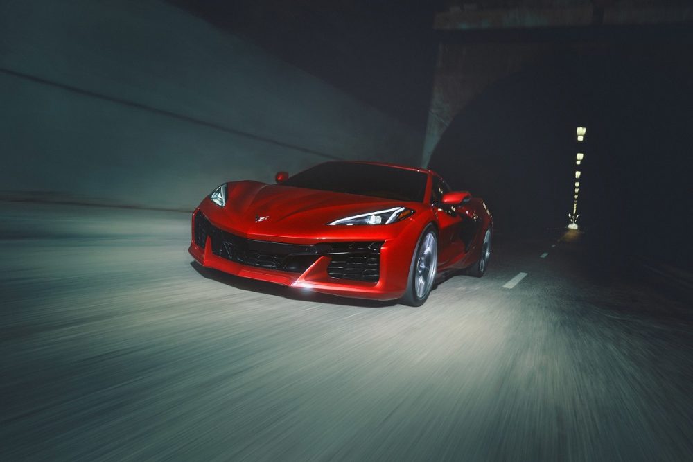 Exterior front view of the 2024 Corvette Z06