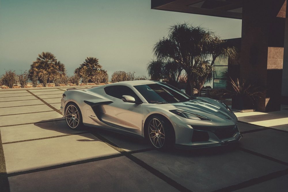 Exterior side view of the 2024 Corvette Z06