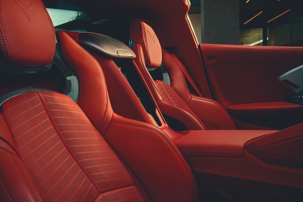 Interior view of the 2024 Corvette Z06