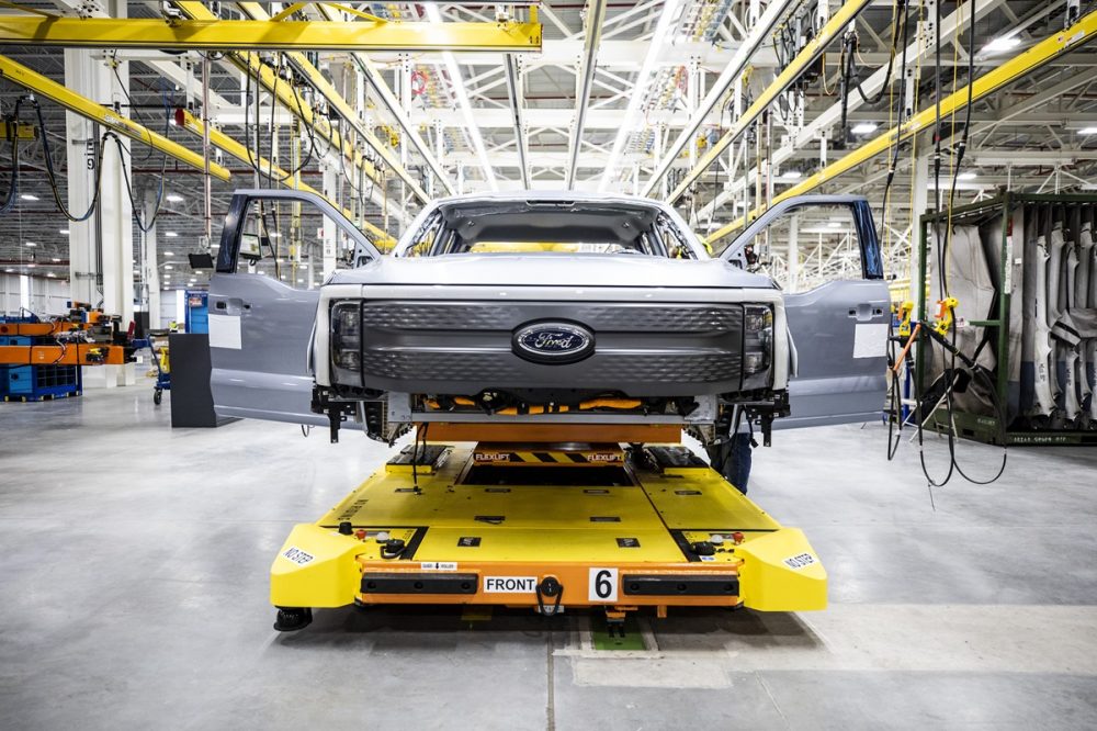 Ford F-150 Lightning at Rouge Electric Vehicle Center