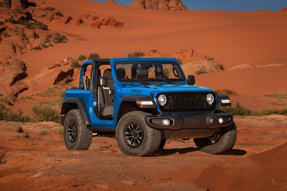 2024 Jeep Wrangler Willys with 35 inch tires