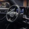 A view of the flat-bottom steering wheel and new display screens in the 2025 Chevrolet Equinox RS