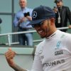 Lewis Hamilton laughing