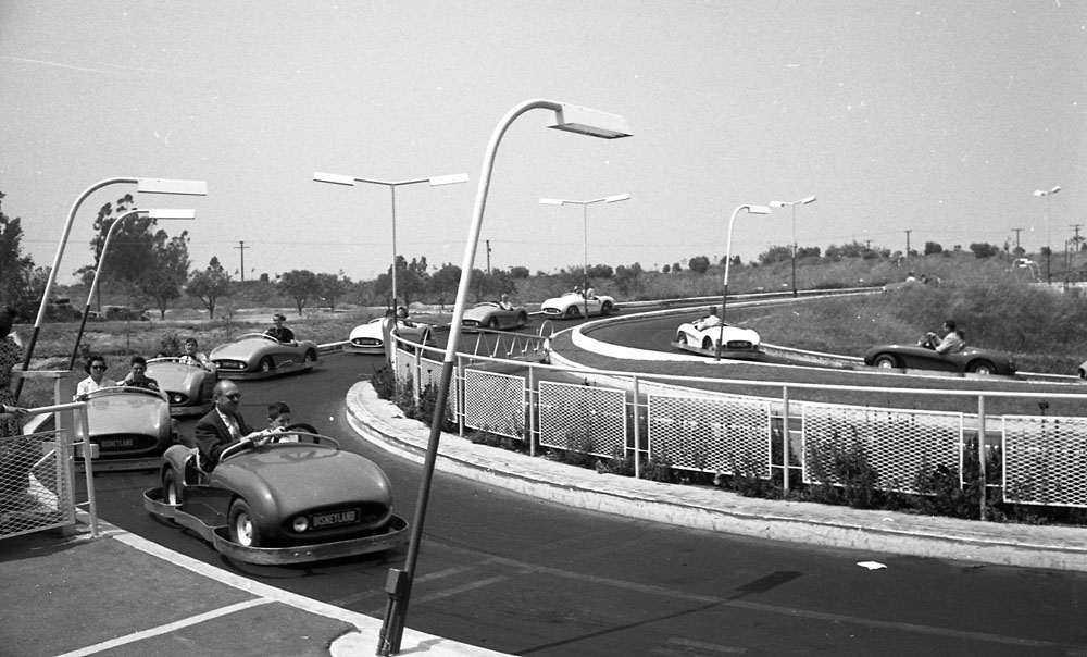 Autopia Disneyland California 1956