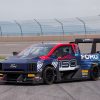 Ford Performance F-150 SuperTruck at rest on a race track