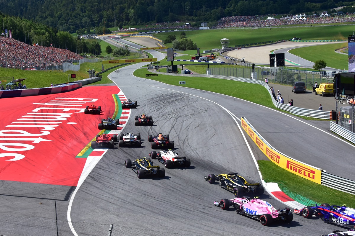 Start of 2018 Austrian Grand Prix because I'm limited to Creative Commons