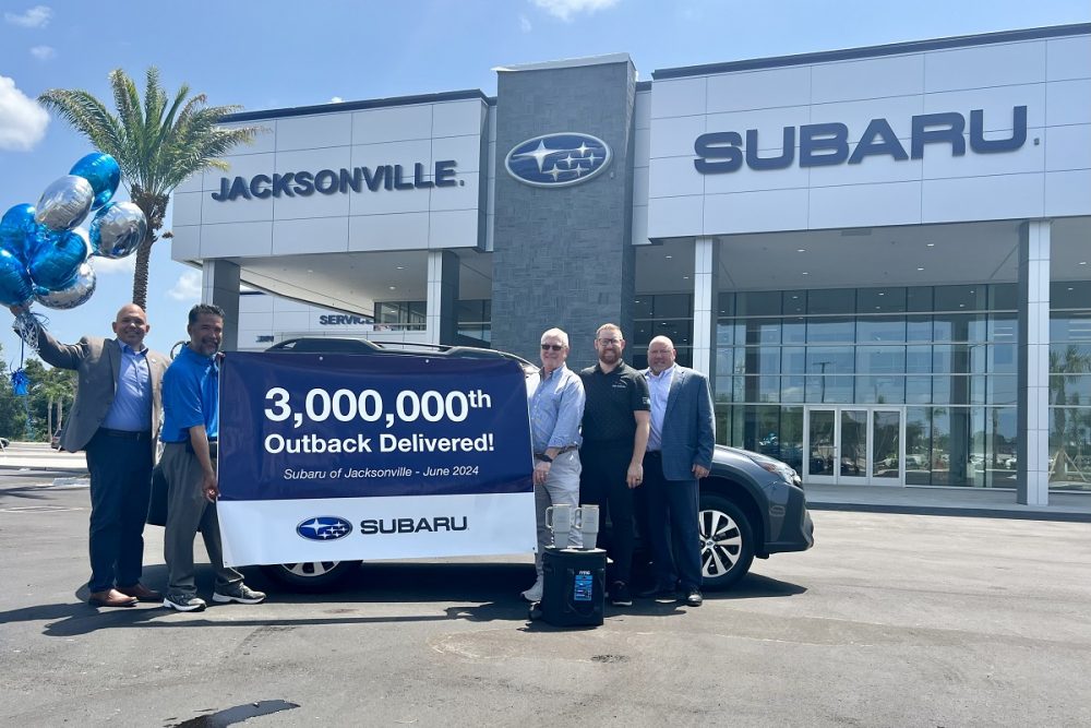 Subaru Sells 3 Millionth Outback in Florida