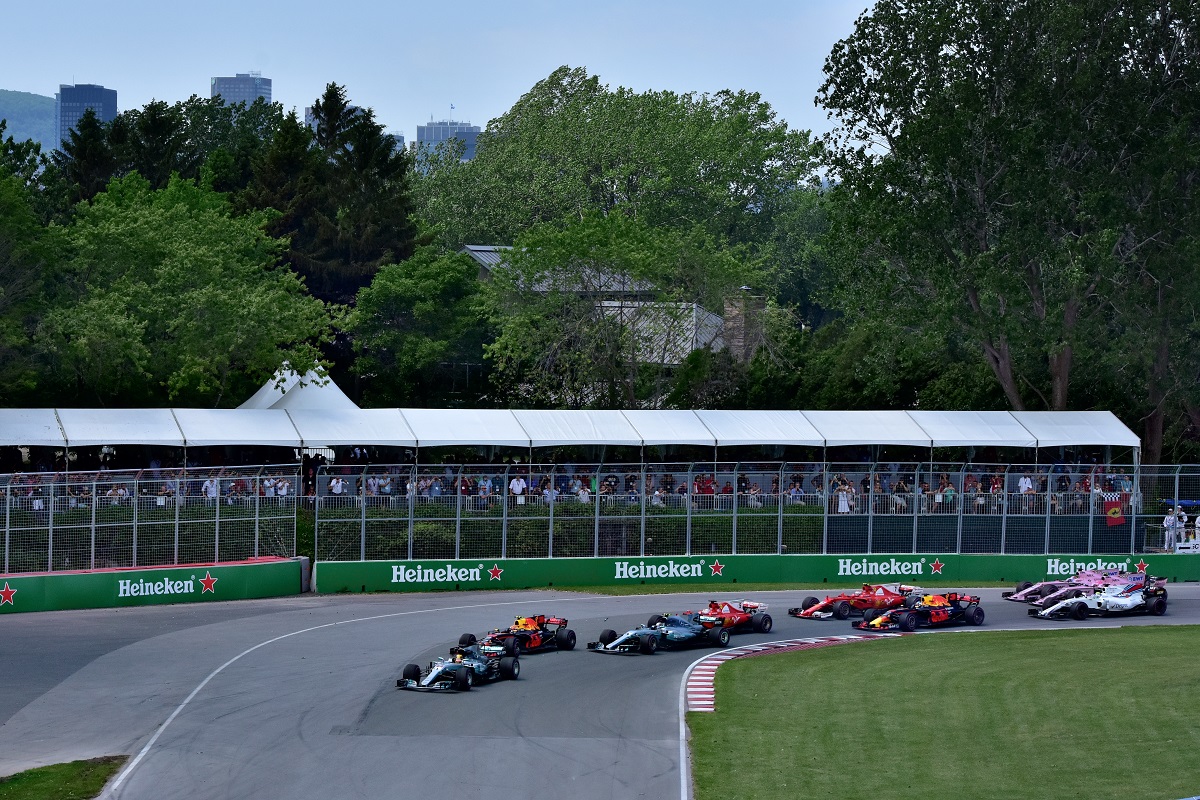 First corner of the 2017 Canadian Grand Prix because I'm limited to CC images